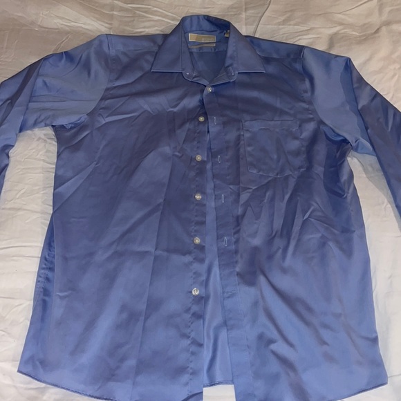 Michael Kors Regular Fit Non-Iron Men’s Dress Shirt - Picture 1 of 2
